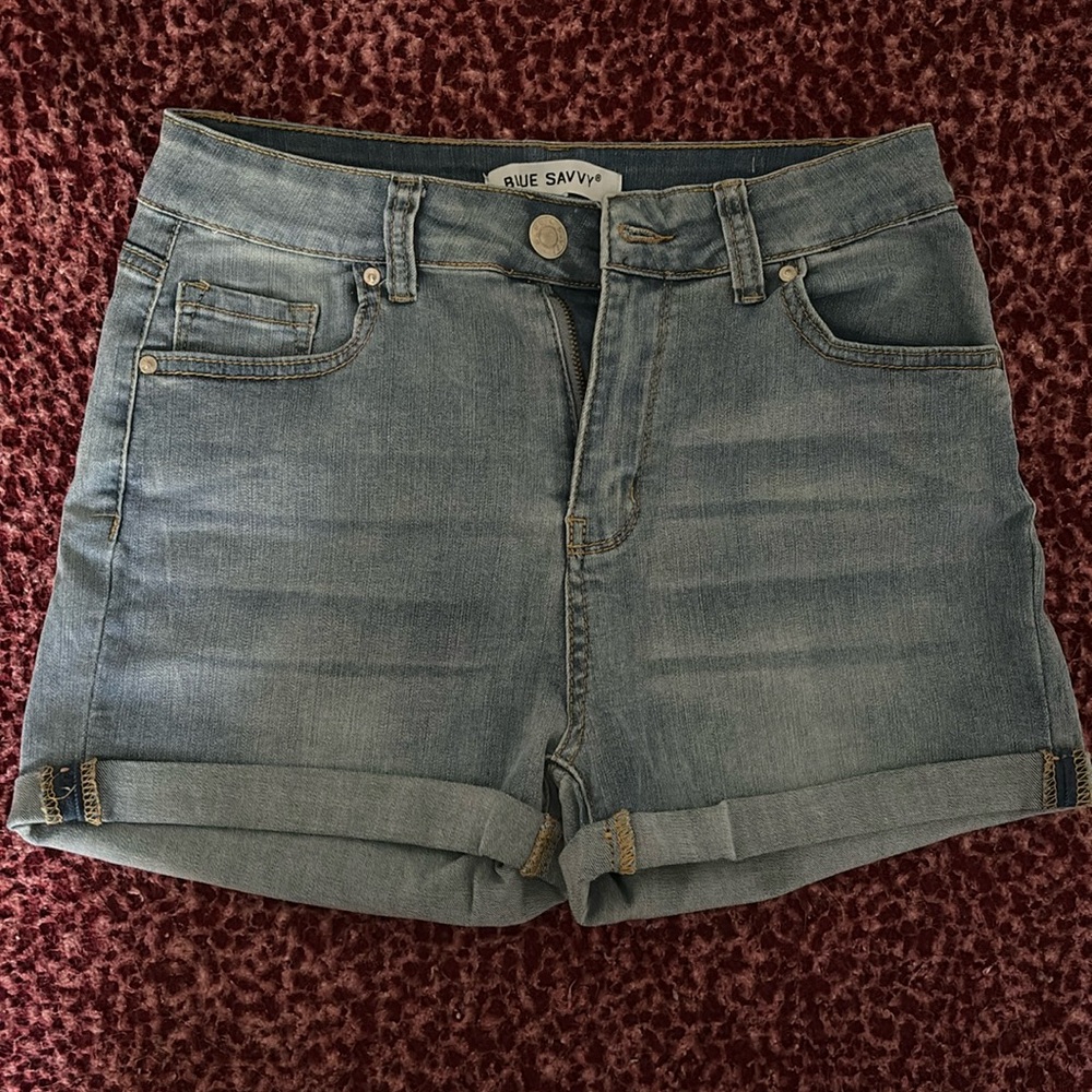 Blue Savvy jean shorts size 10